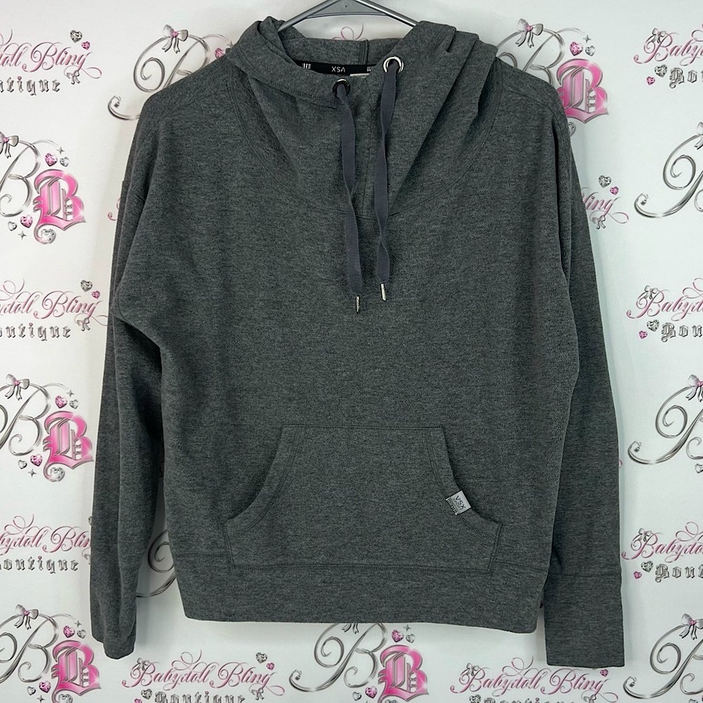 Victoria's Secret VSX SPORT sweater hoodie fleece Charcoal Hoodie Sweater